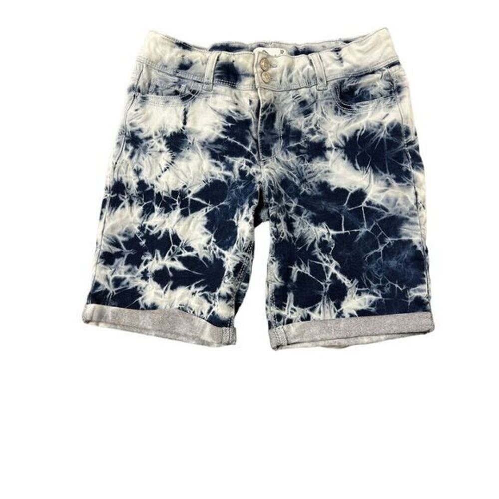 Jordache Girls Denim Jean Shorts Tie Died Size‎ 12 NWOT
